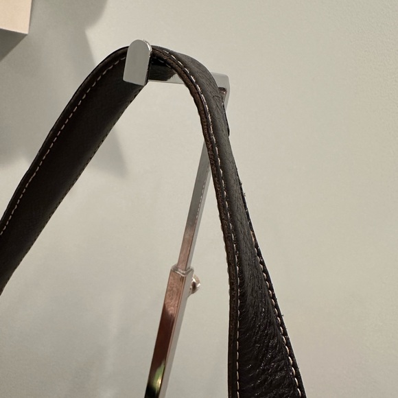 Brighton Vintage Black Leather Shoulder Bag - Picture 11 of 11